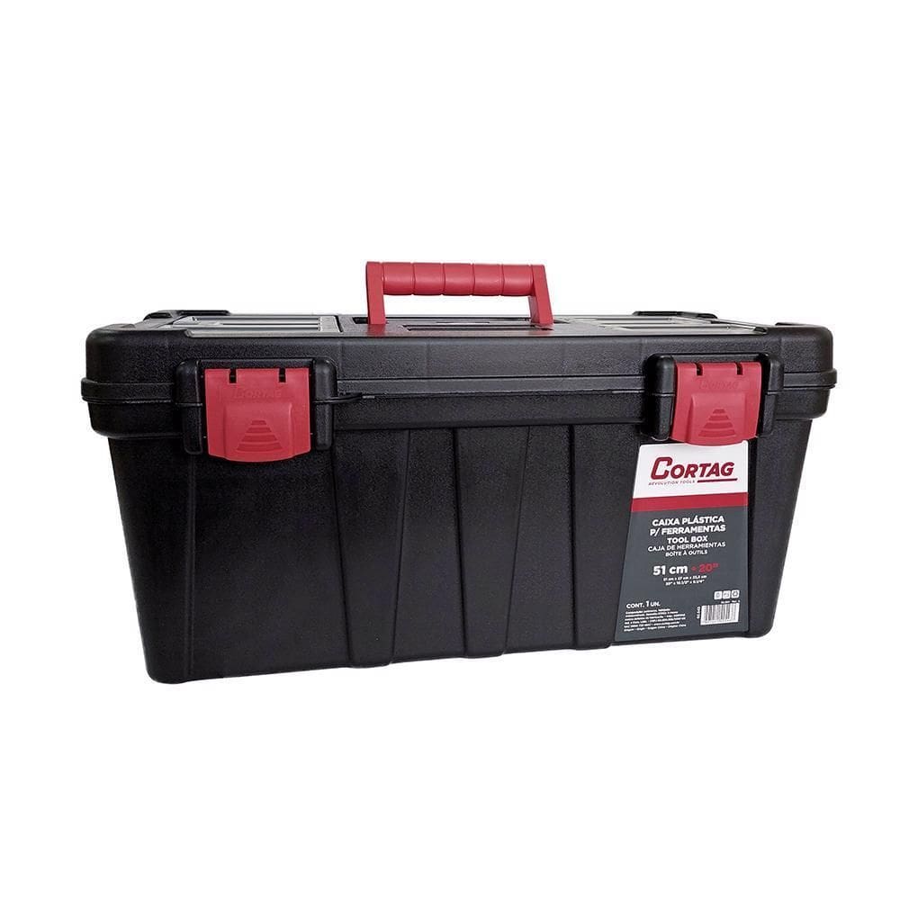 Caixa Plástica Para Ferramentas 20`` 62543 - Cortag
