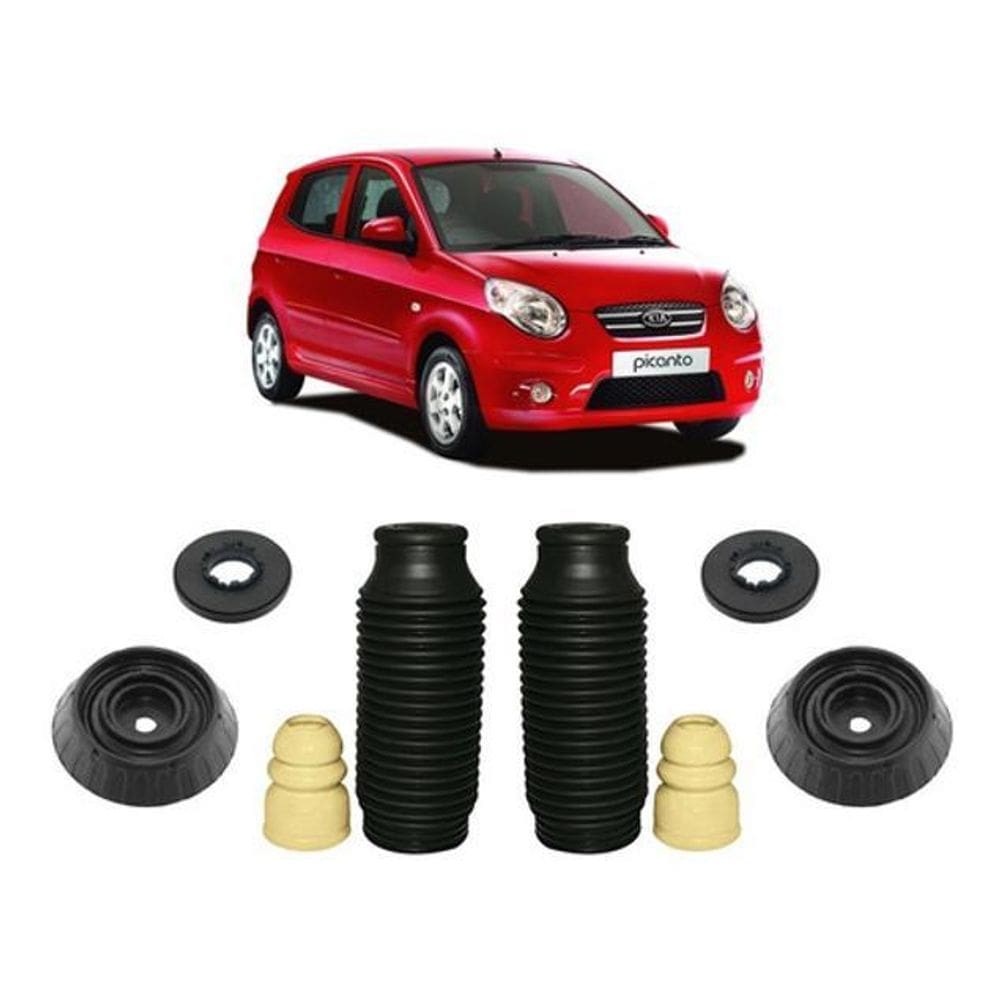 2 Kit Coxim Batente Dianteiro Kia Picanto 2007 2008 2009 10