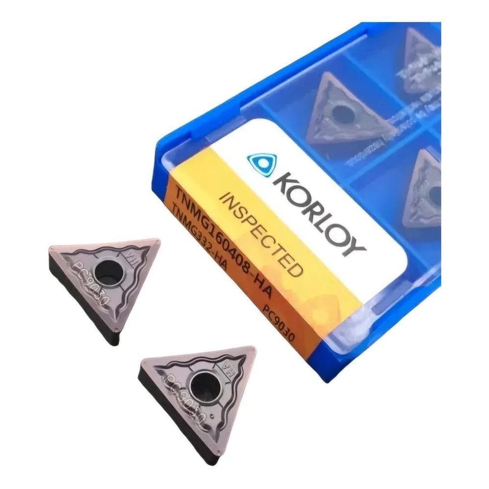 10X Inserto Pastilha Videa Tnmg 160408-Ha Korloy