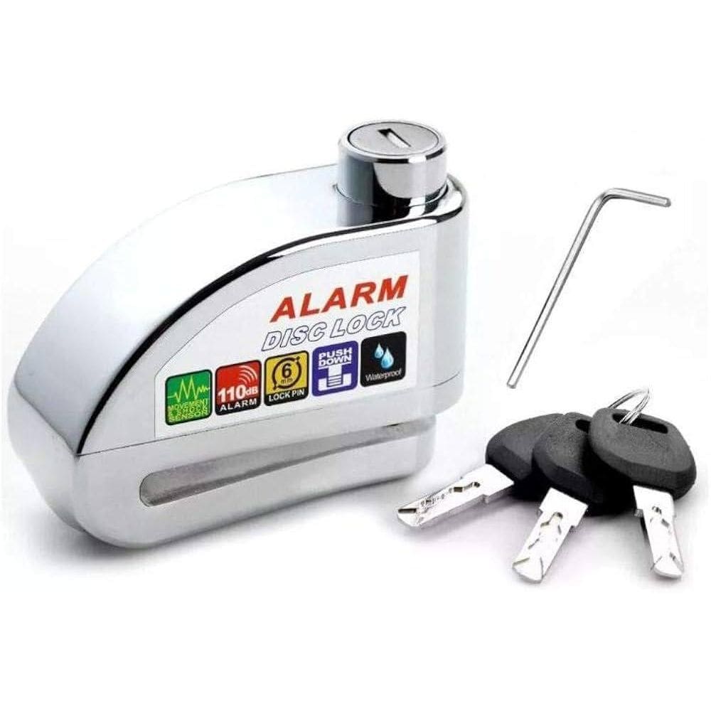 Super Trava Roda Antifurto Alarme 2 Chaves Bicicleta