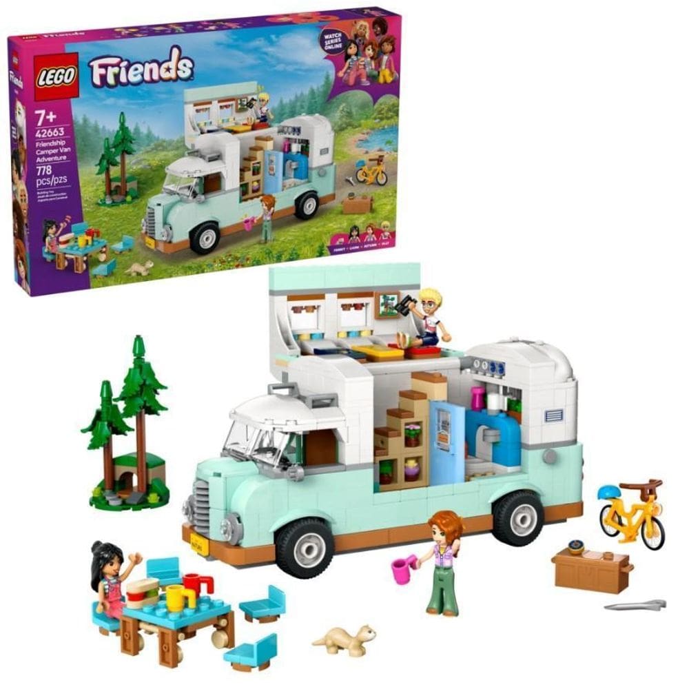 Lego Friends Aventura Com O Trailer Da Amizade 42663