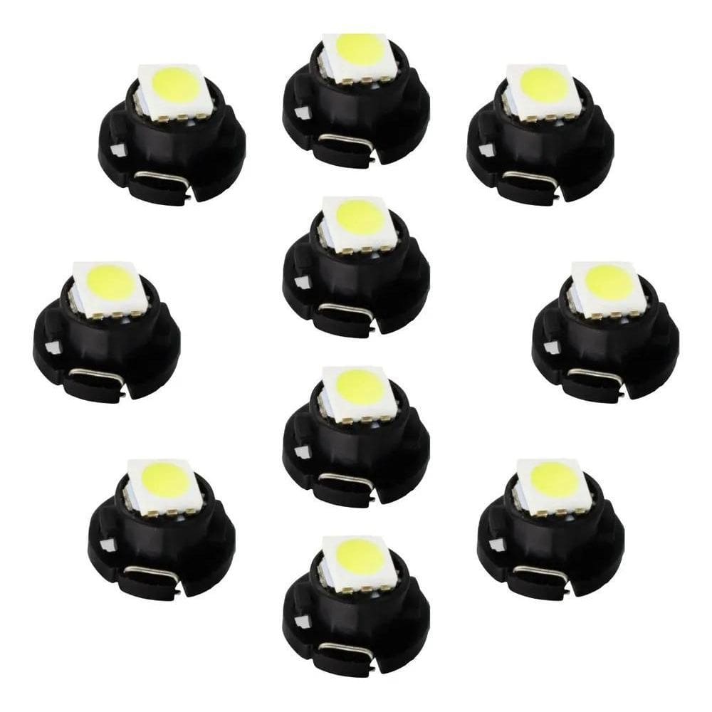 10X Kit 10 Lampada T3 8Mm Painel Led Branca
