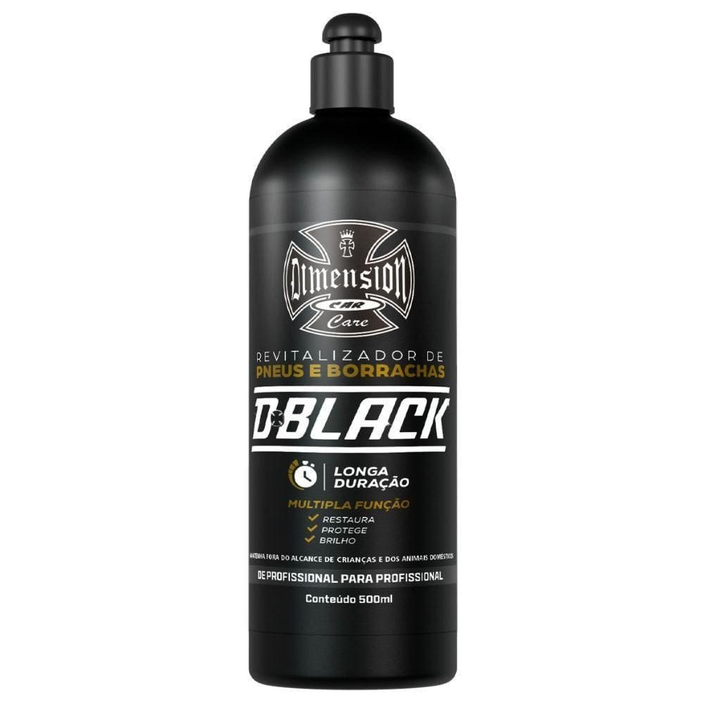 Revitalizador De Pneus E Borrachas D Black 500Ml Dimension