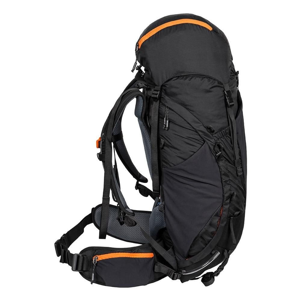 Mochila Curtlo Ultralight 50+10L Barrigueira Ajustável Preto