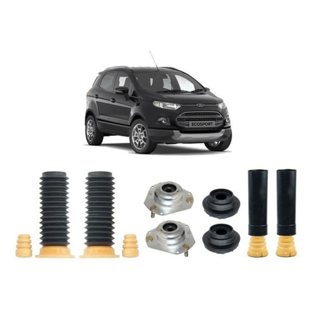 Kit 4 Coxim Dianteiro Batente Traseiro Ecosport 15 16 17