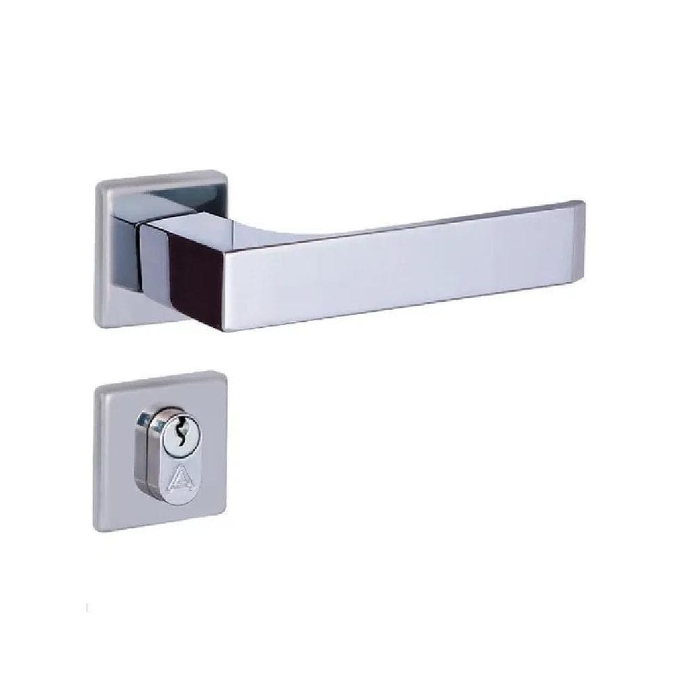 Fechadura Quadratta Reta Cromada Externa 4301