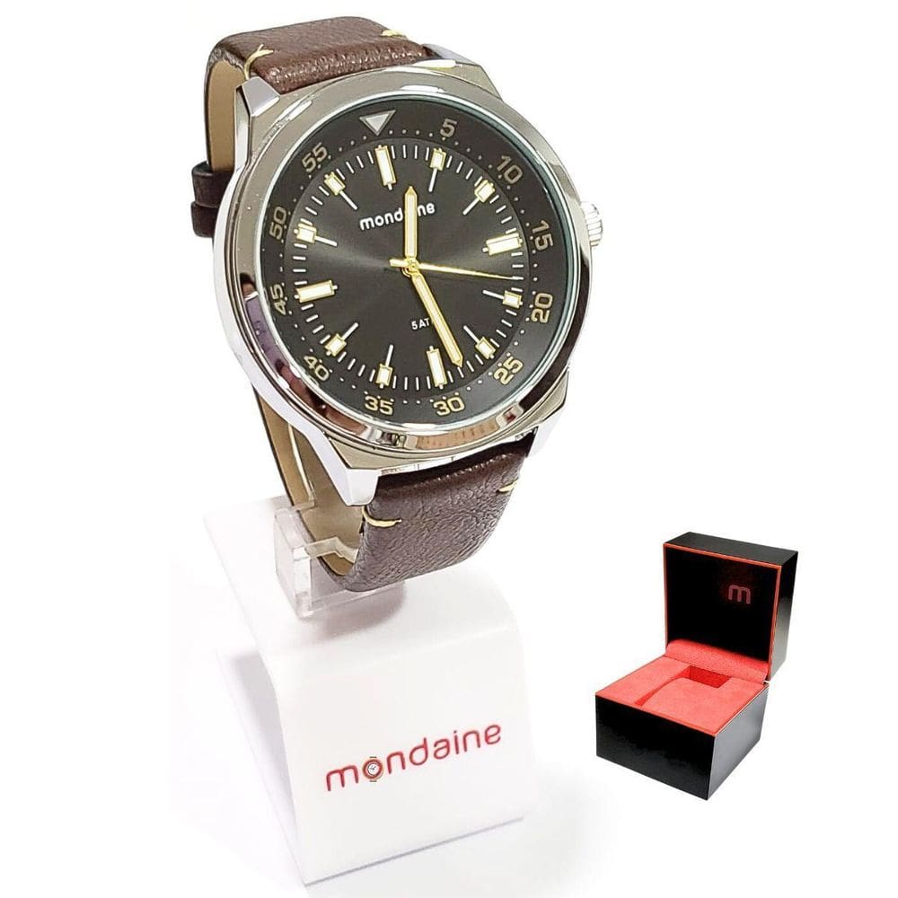 Relógio Mondaine Masculino Analógico 76719G0Mvnh1 Prateado 4