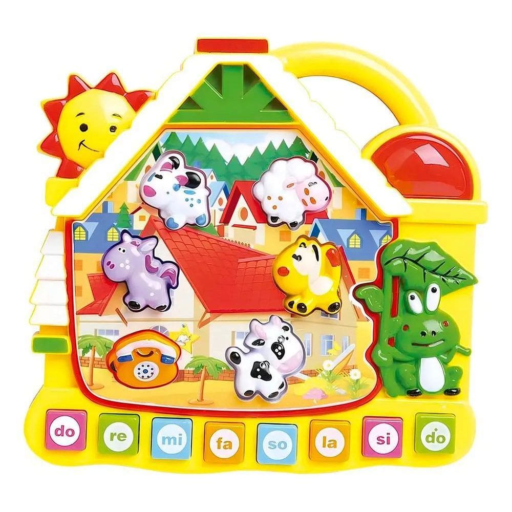 10X Piano Musical Educativo Paradise - Dm Toys Dmt5529