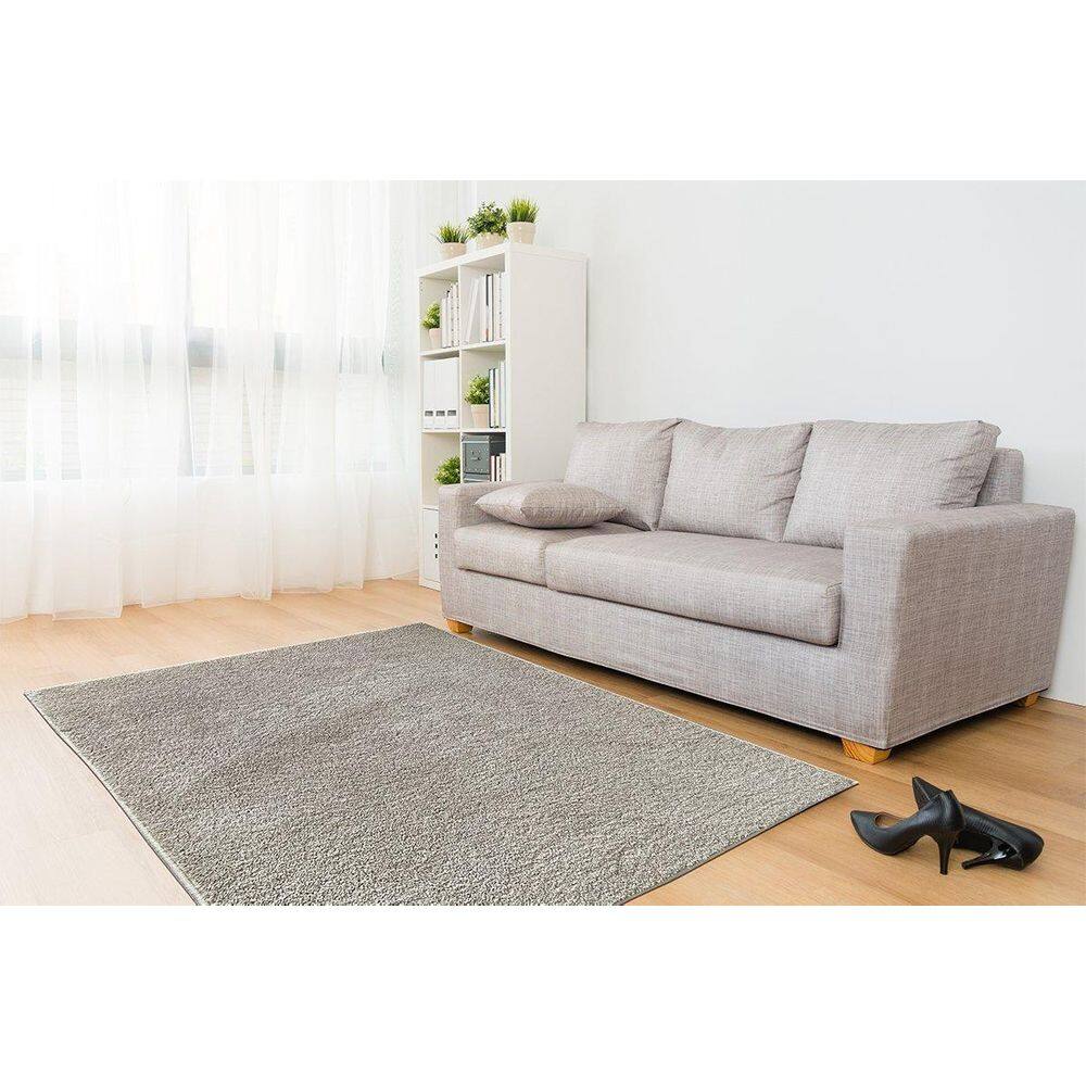 Tapete Vip Class Pêlo Baixo Antiderrapante - Palha 66X180Cm