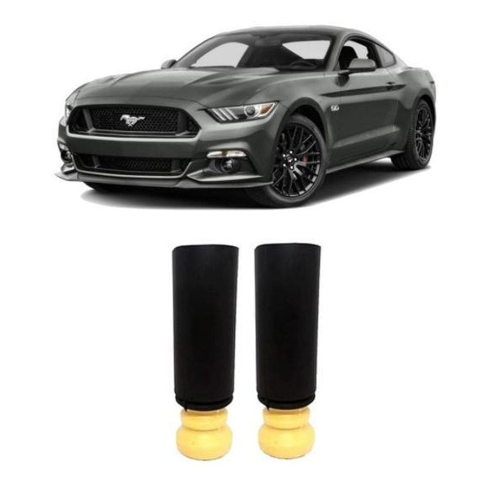 Par Batente Coifa Traseiro Mustang 2016 2017 2018 2019 2020