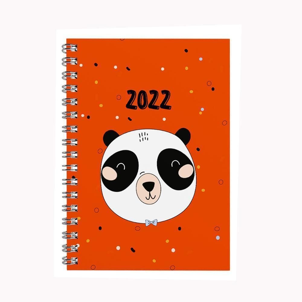 Agenda Capa Dura A6 Animais 176 Folhas