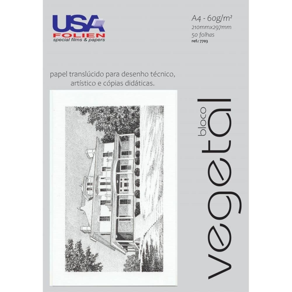 Papel Vegetal A4 60G 210X297Mm