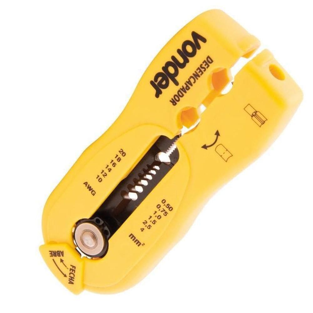 Desencapador De Fio Vonder Fixo Em Abs Amarelo