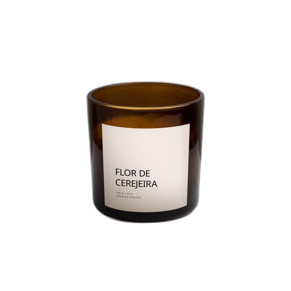 Vela Aromática Âmbar Nature Flor De Cerejeira