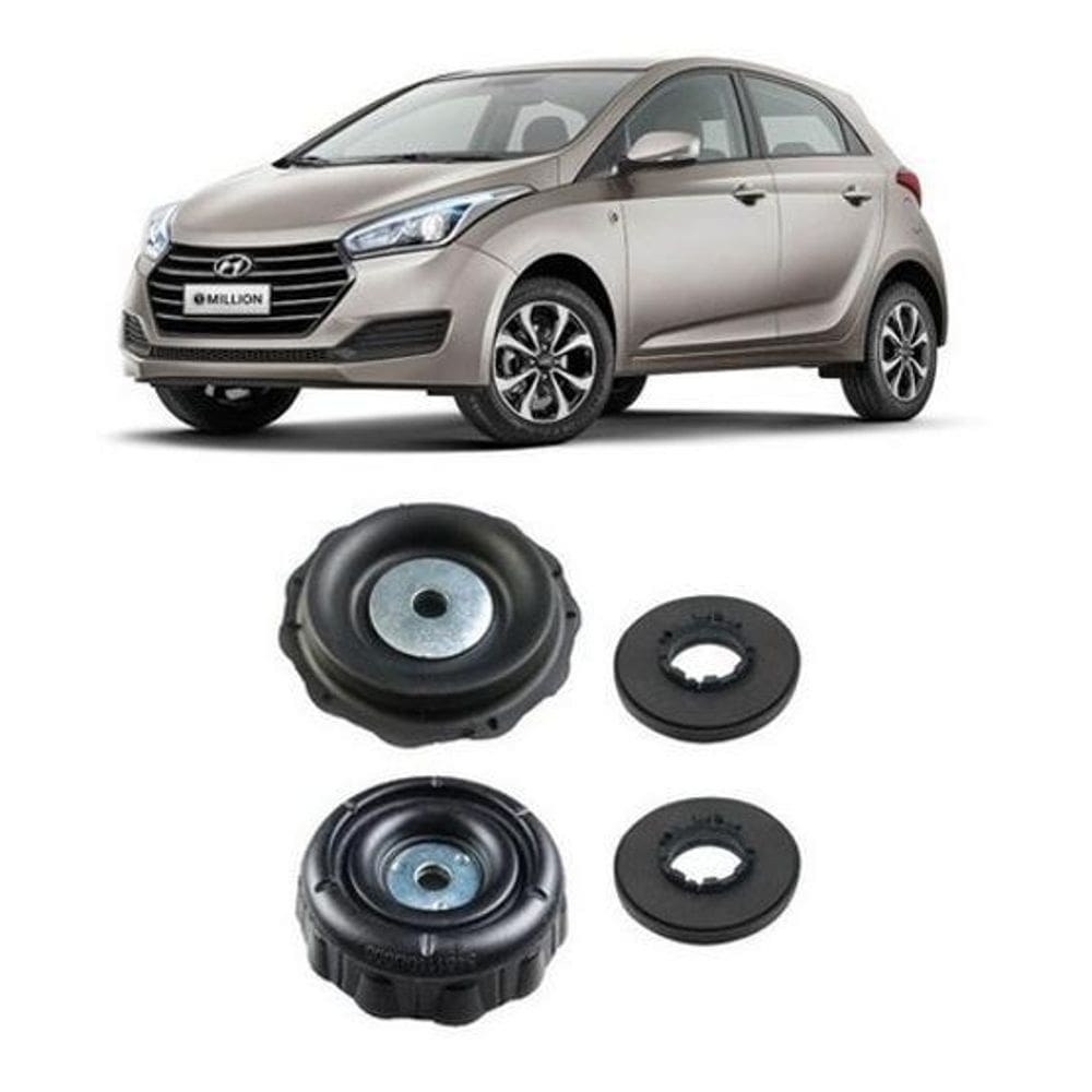 Par Rolamento + Batente Dianteiro Hb20 2012 2013 2014 2015