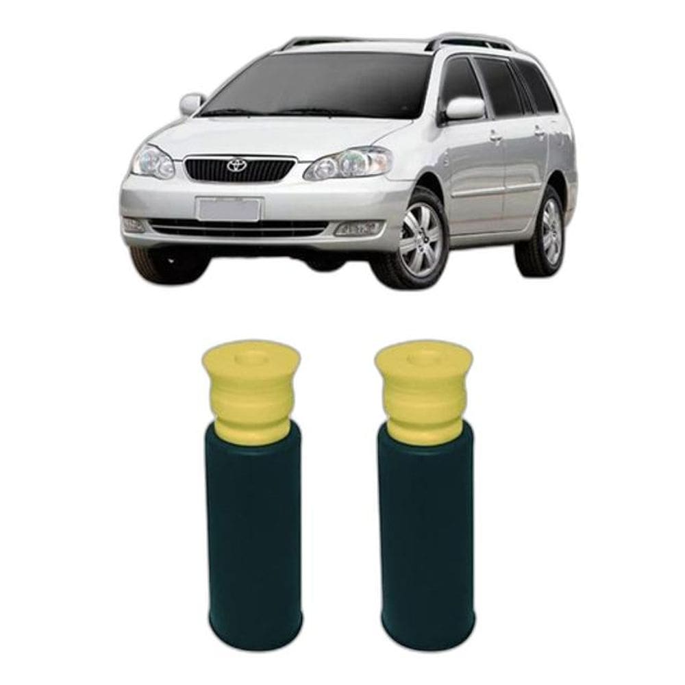 2 Batente Coifa Do Amortecedor Traseiro Fielder 2002 2003 04