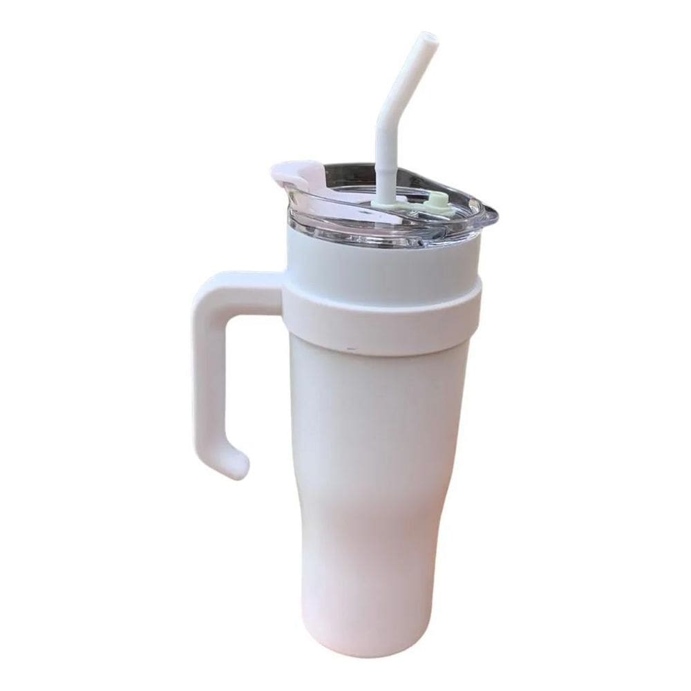 10X Copo Térmico Gigante Parte Interna Em Inox 1200Ml Com Ca