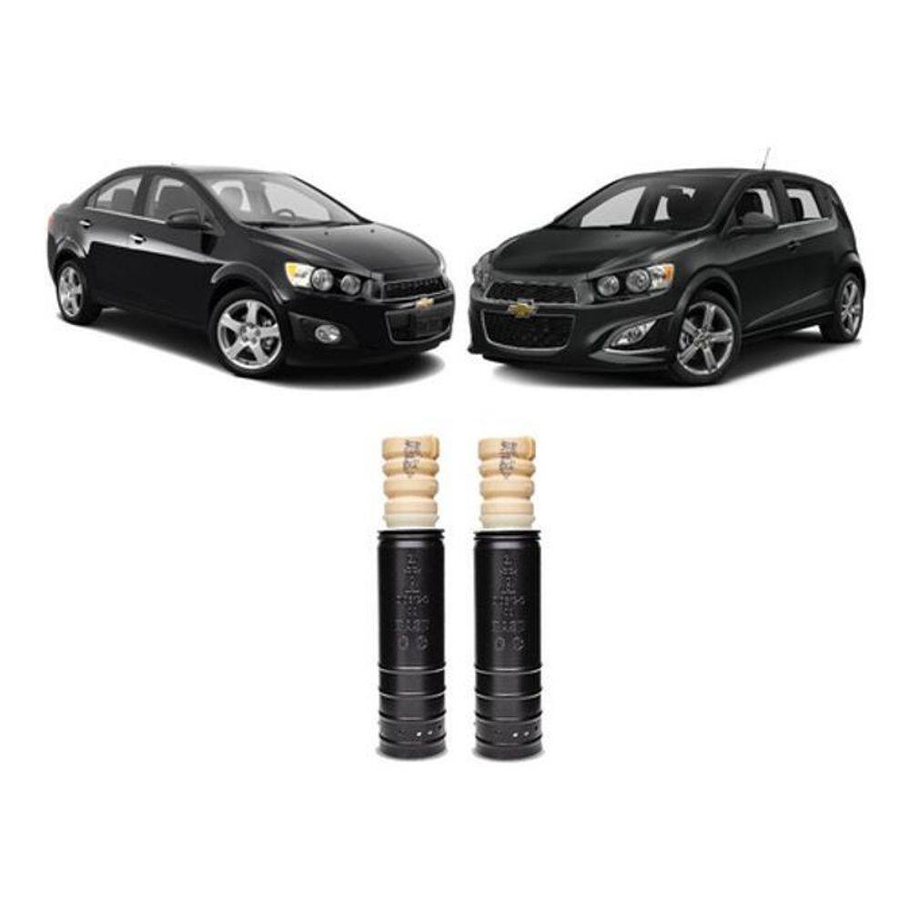 Kit 2 Batente Coifa Amortecedor Traseiro Sonic 2 2013 2014