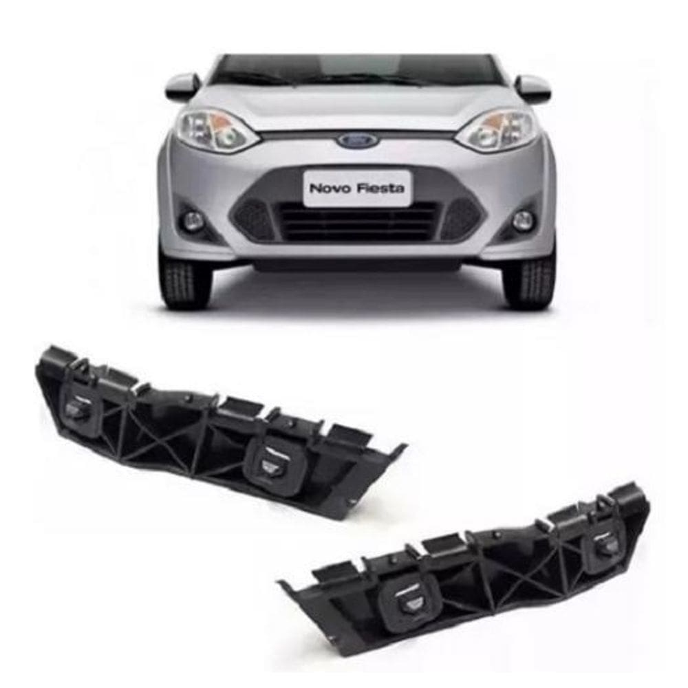 Par Suporte Guia Parachoque Ford Fiesta 12 13 2014