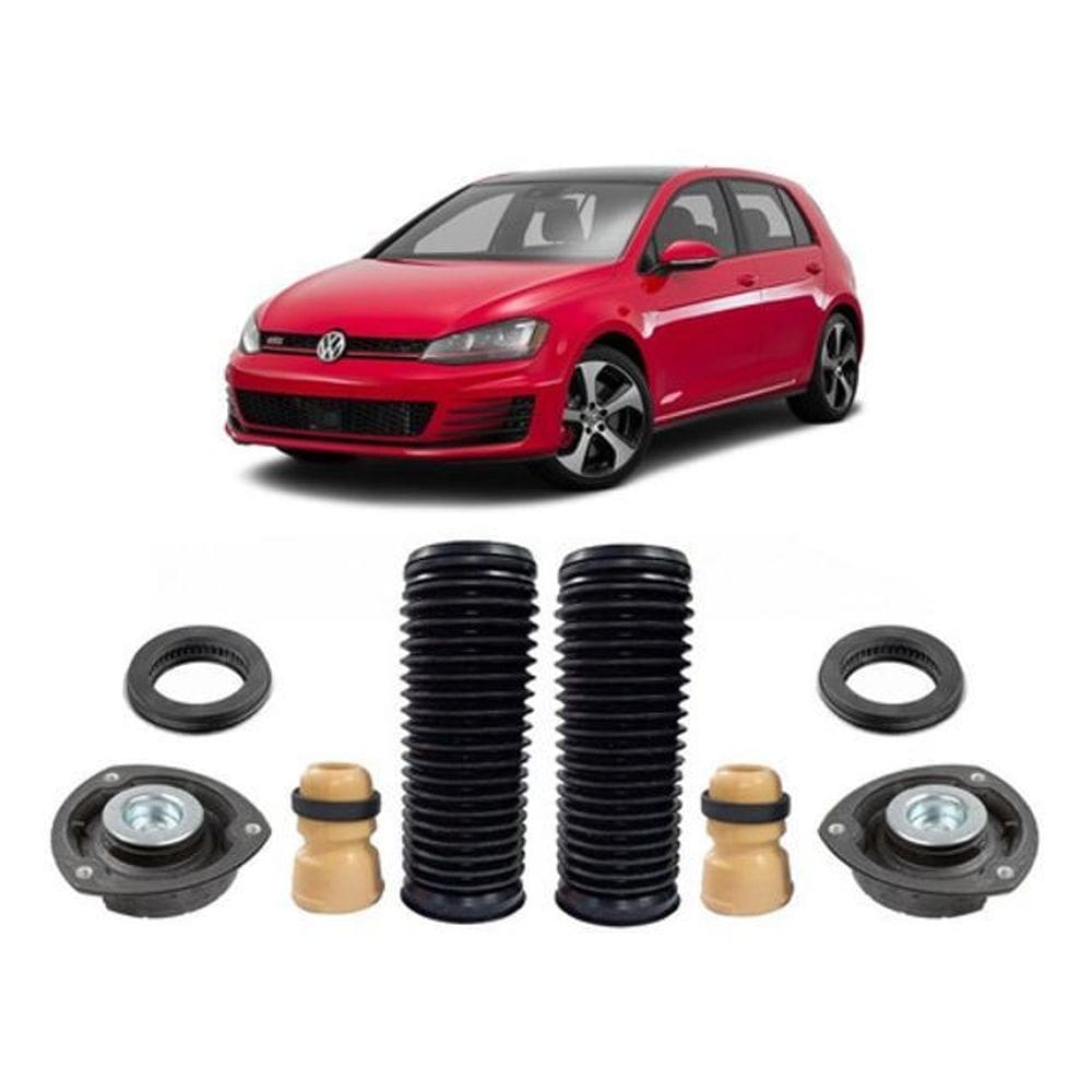 Par Kit Amortecedor Dianteiro Completo Golf Gti 2013 A 2020