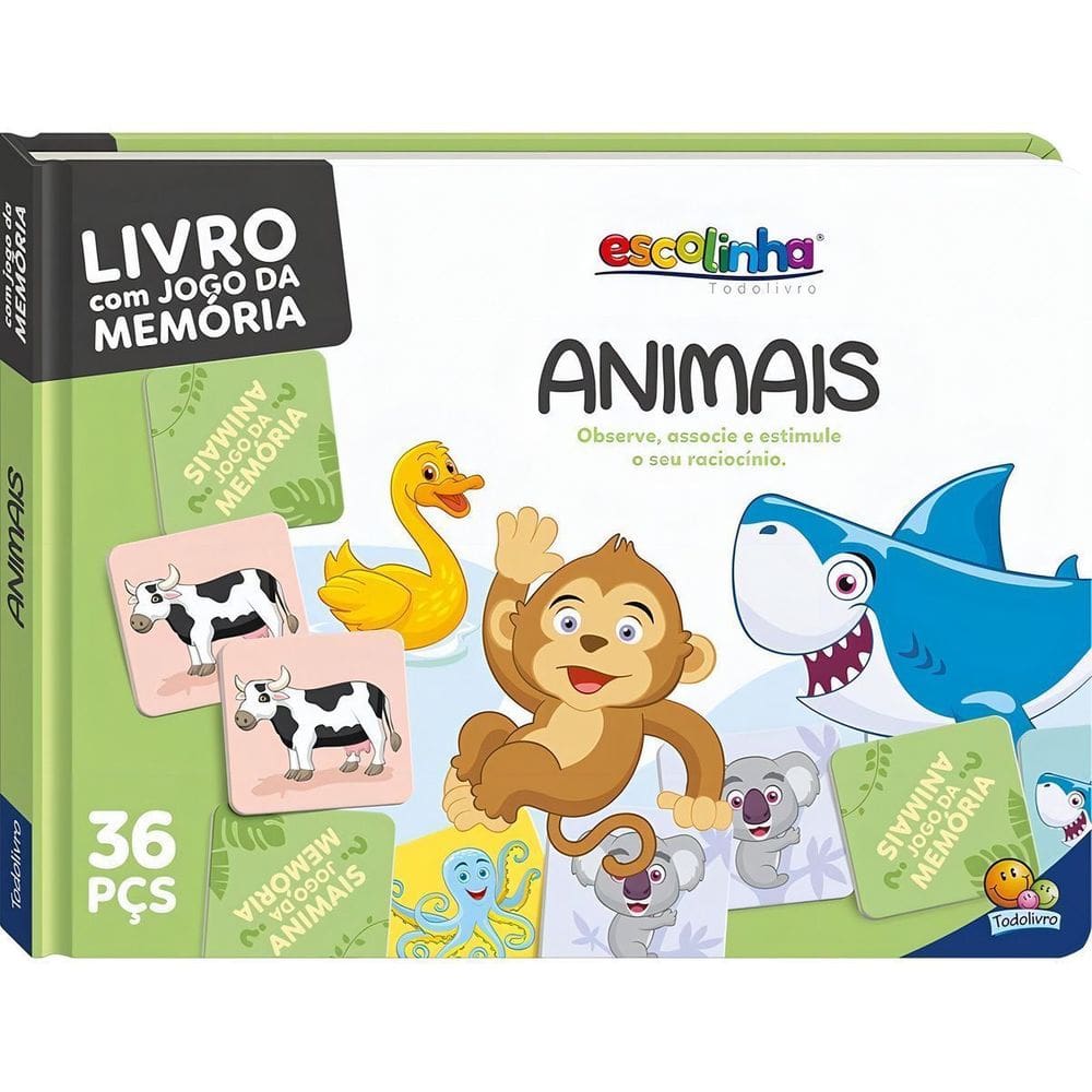 Qc-dominó-memo: Animais (Memo) (Escolinha)