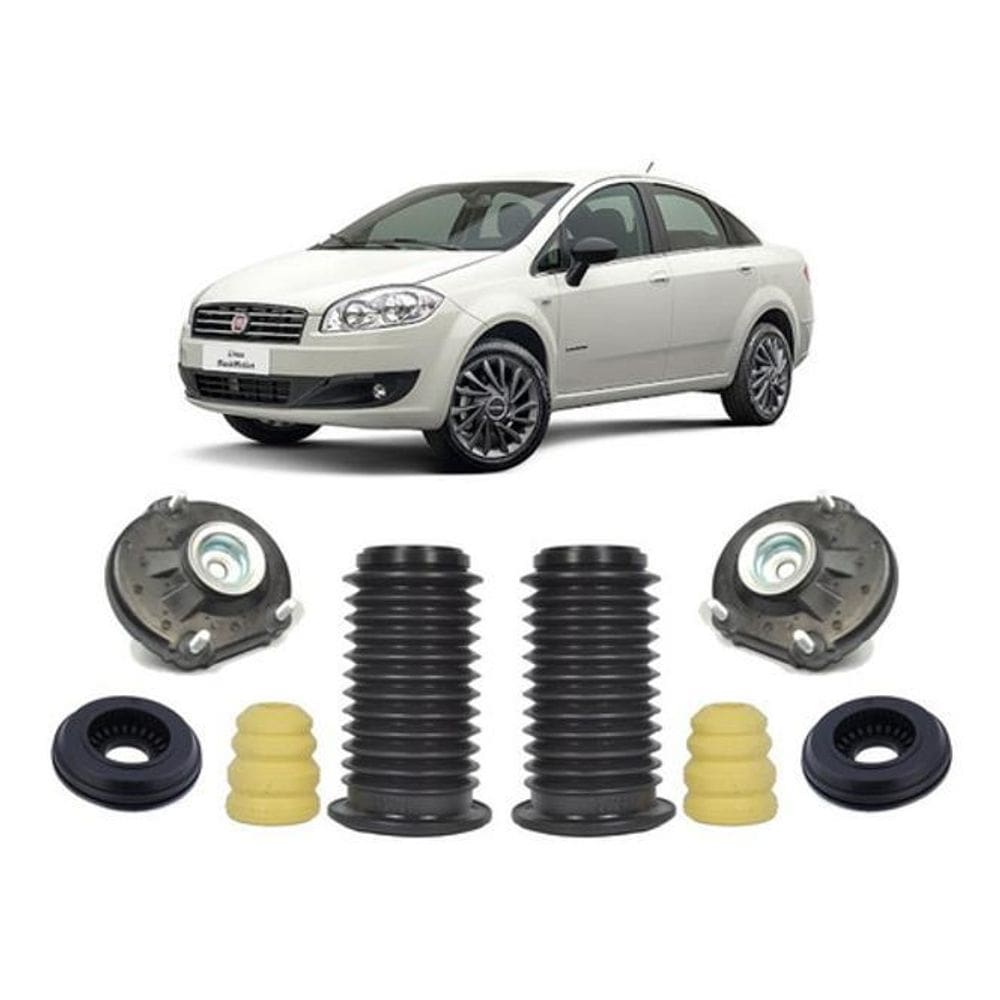 Kit Coxim Rolamento Batent Amortecedor Dianteiro Linea 2011