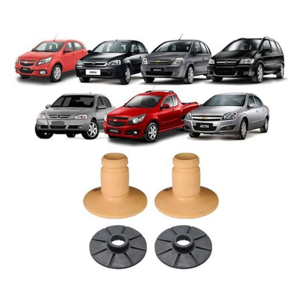 2 Kit Batente Suspensão Traseira Corsa Montana Vectra Astra