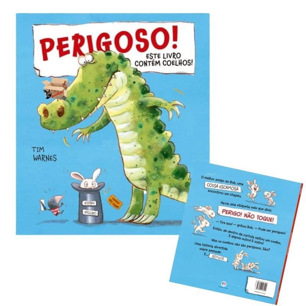 Livro Infantil Perigoso Este Livro Contém Coelhos