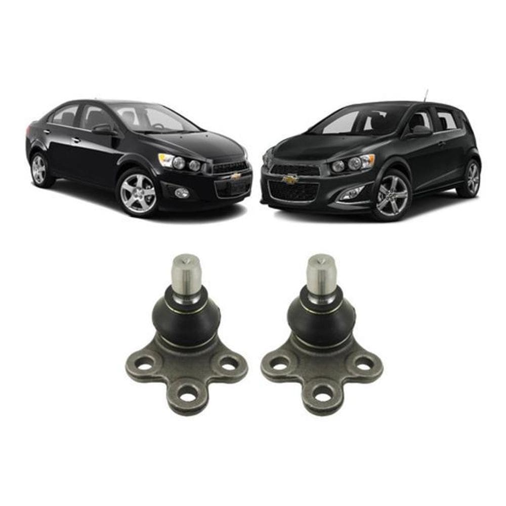 Kit 2 Pivô De Bandeja Balança Dianteira Sonic 2 2013 2014