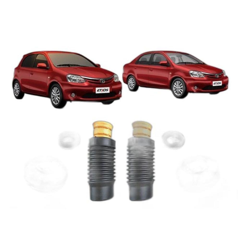 Par Kit Coxim Batente Dianteiro Toyota Etios 2015 2016 2017