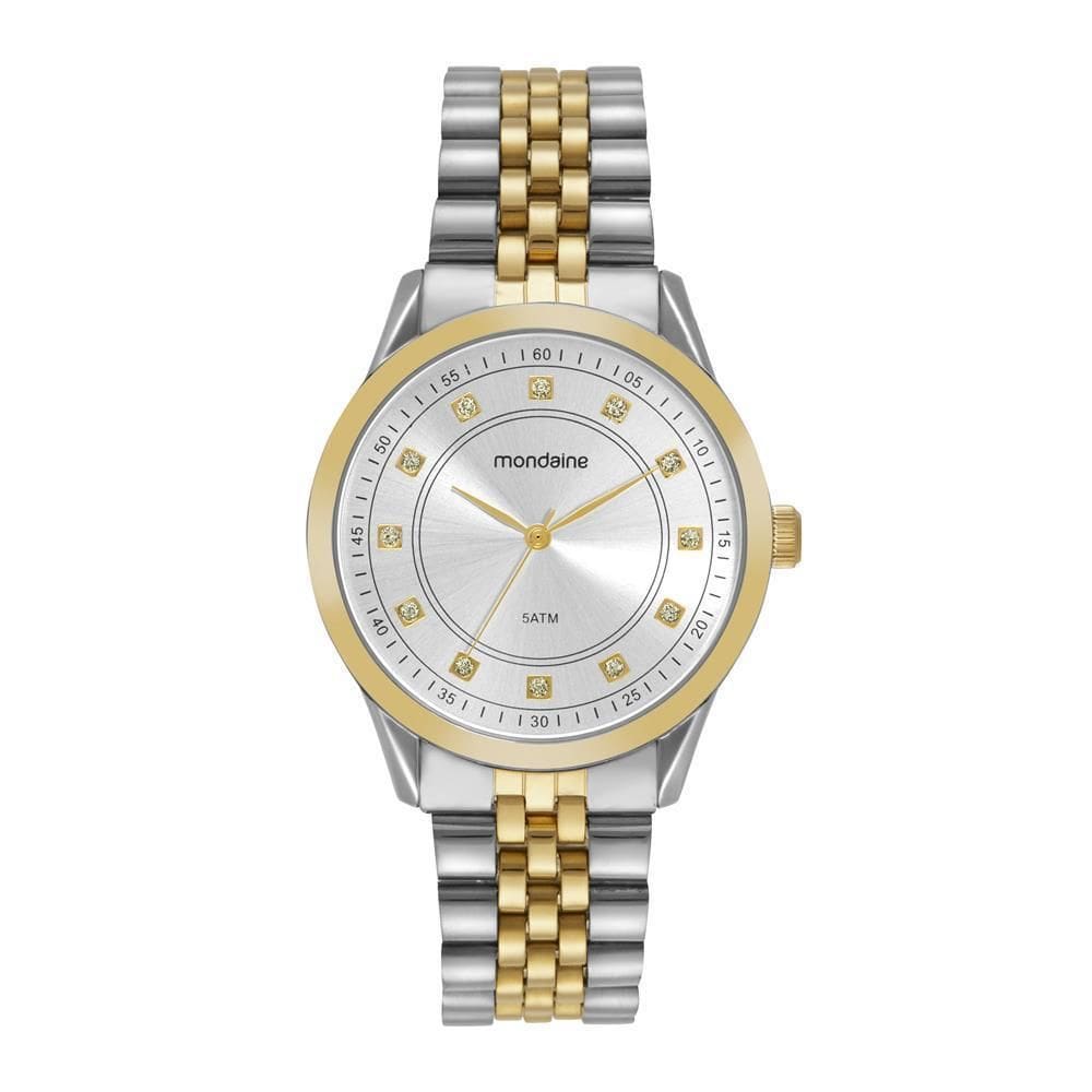 Relogio Mondaine Feminino Ref: 99763Lpmvbe2 Casual Bicolor