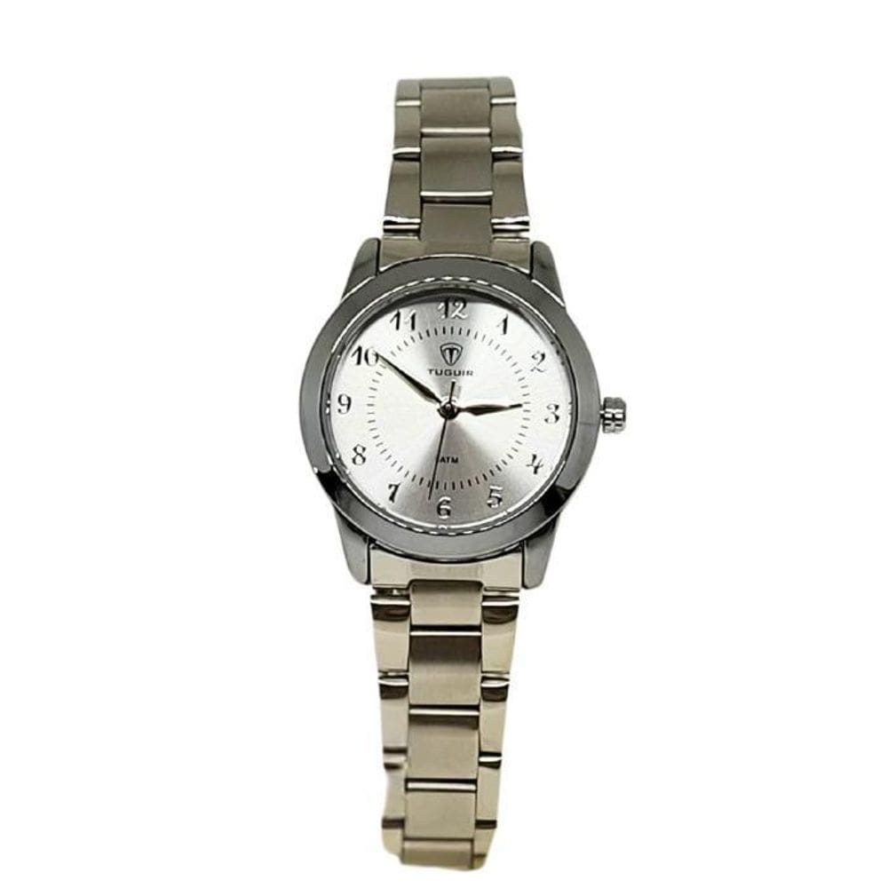 Relógio Feminino Relógio Tuguir Analógico Tg175 Prata