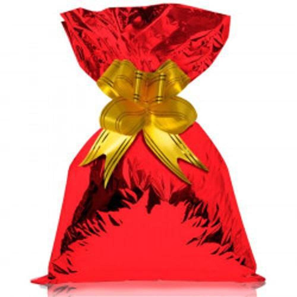 Saco Para Presente Gala 15Cmx29Cm Vermelho 702 Com 50Un