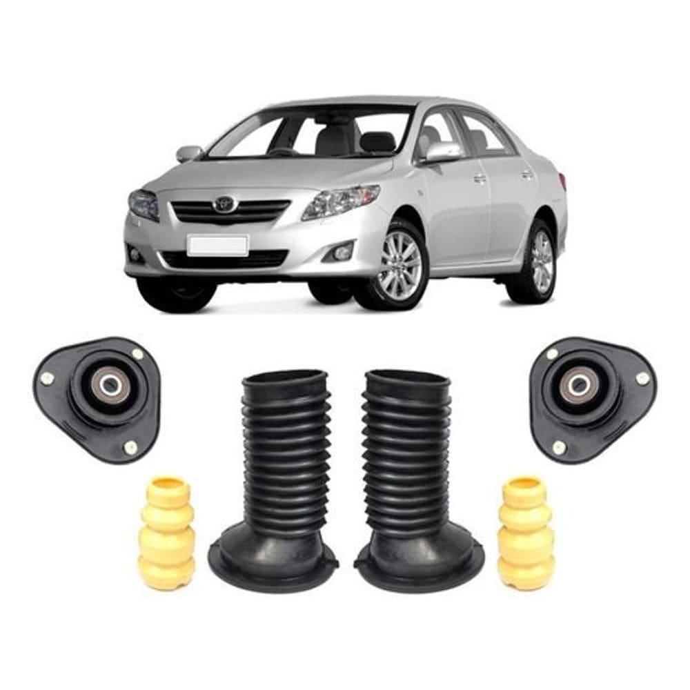 2 Kit Coxim Batente Dianteira Corolla 2008 2009 2010 2011 12