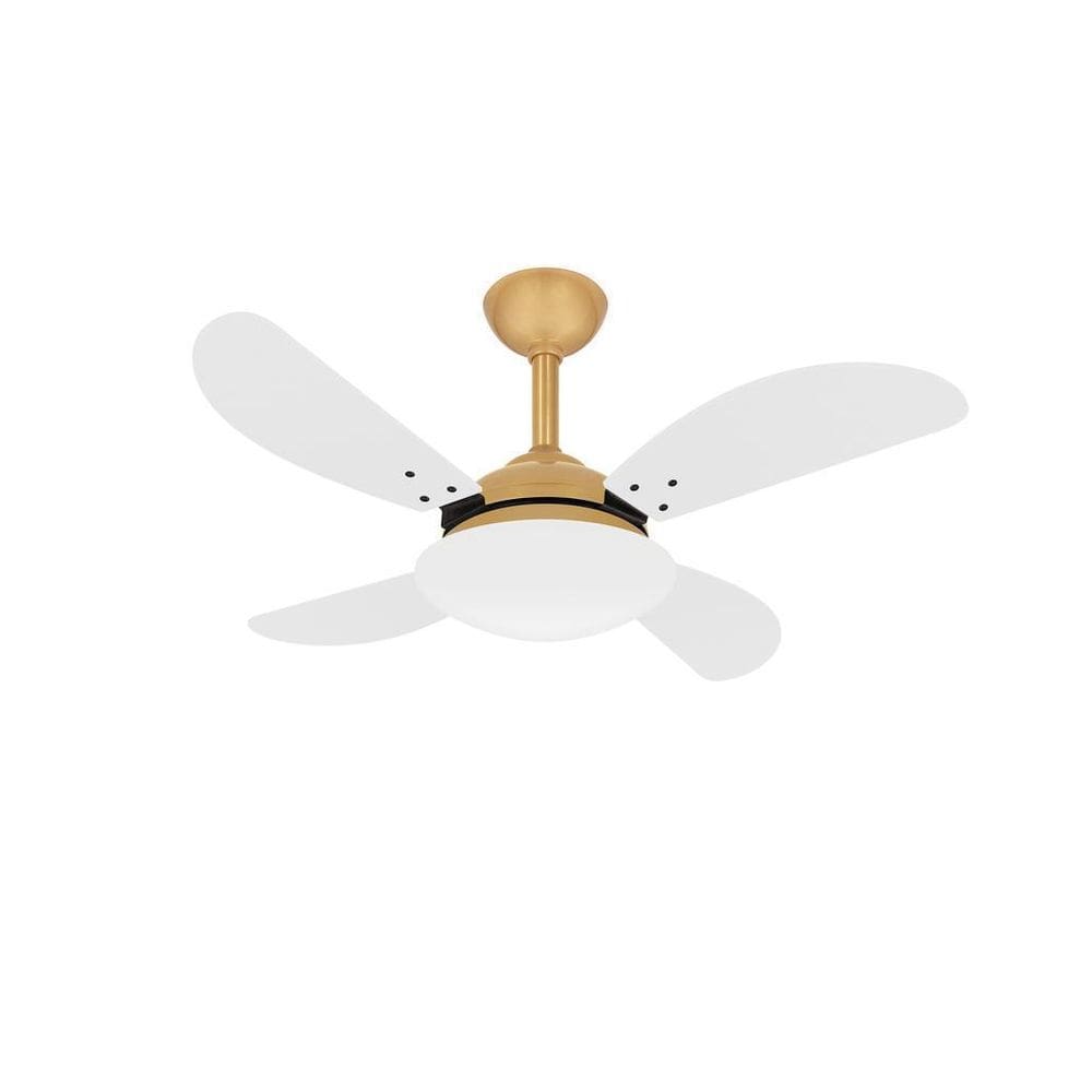 Ventilador De Teto Econômico Fly 4 Pás Dourado Ventax 220V