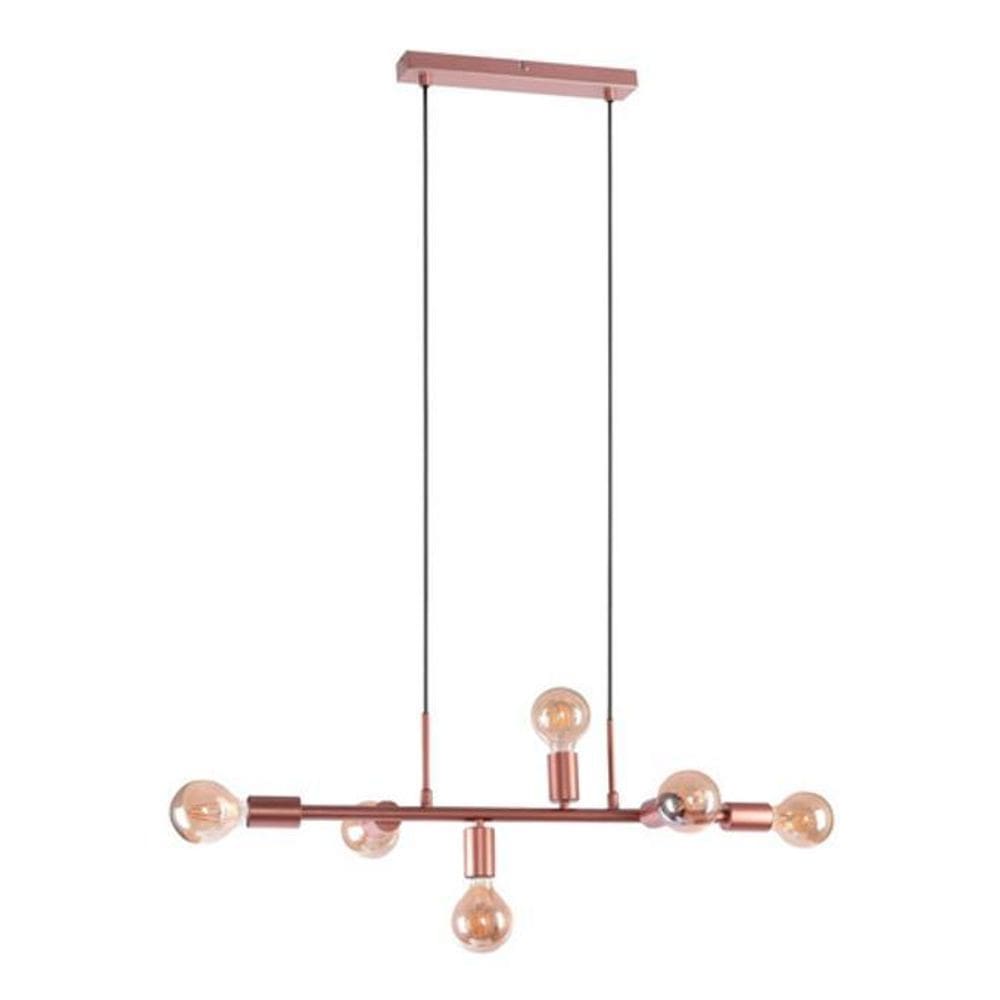 Pendente Spine 6Xe27 Biv Cobre Qpd1361Co Quality