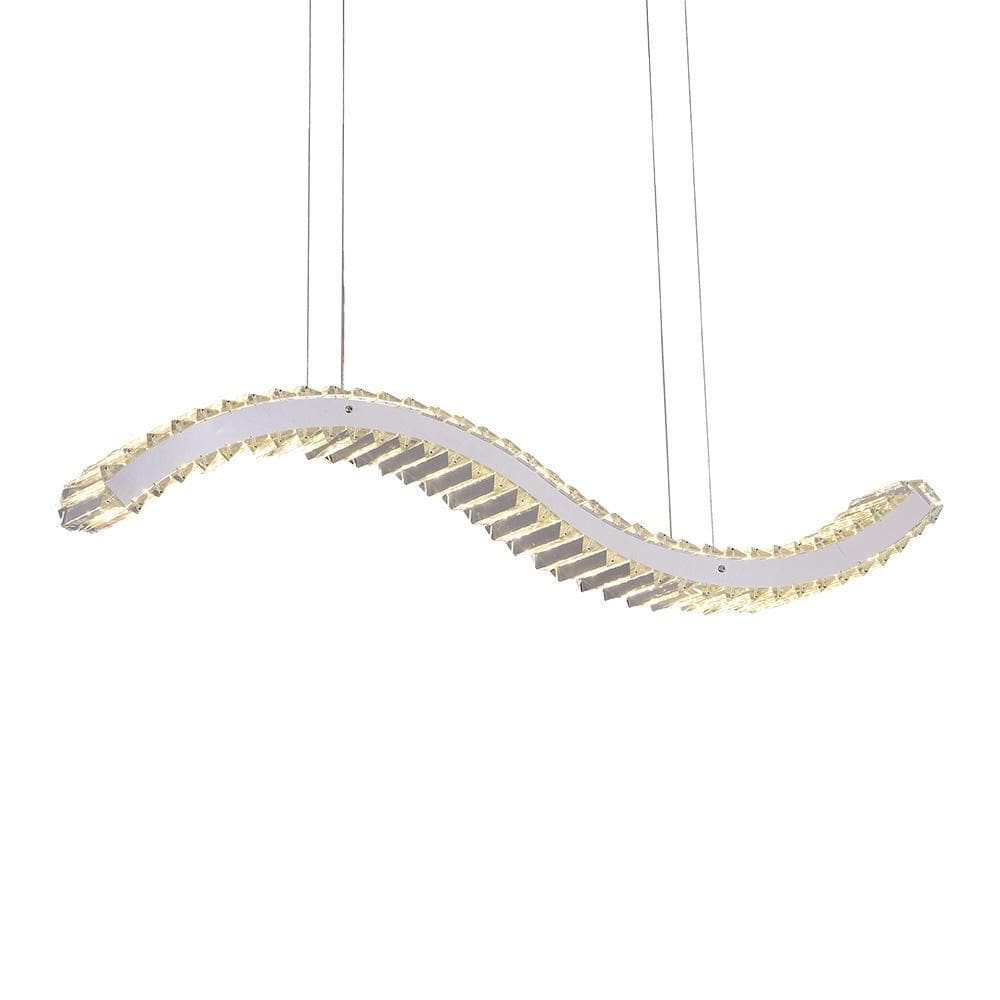 Lustre Pendente Nitrolux Ltp-015 Cromado Led Bivolt