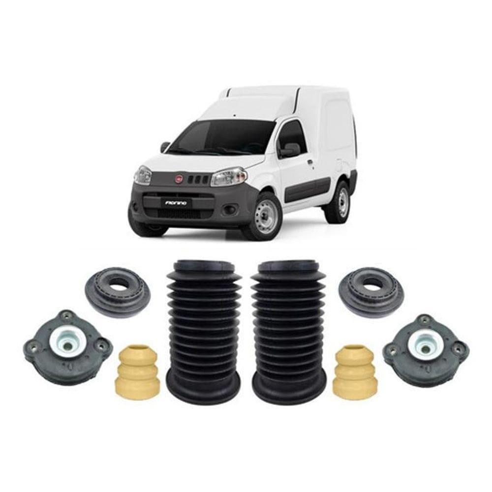 2 Kit Coxim Batente Dianteiro Fiorino 2014 2015 2016 2017 18