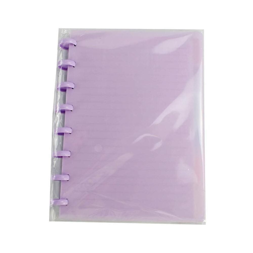 Caderno Disco Em Pp A5 Com 80 Folhas Escolar Yins Paper