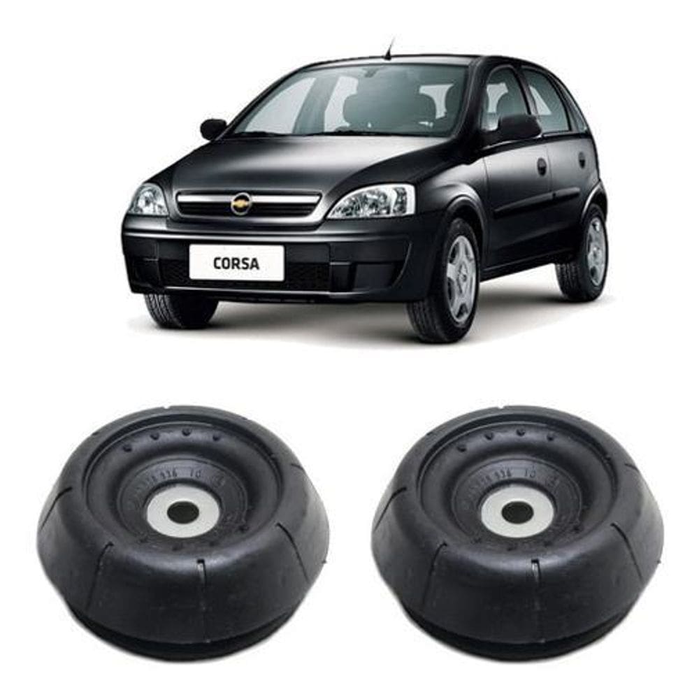 Par Batente Amortecedor Dianteiro Corsa 2006 2007 2008 2009