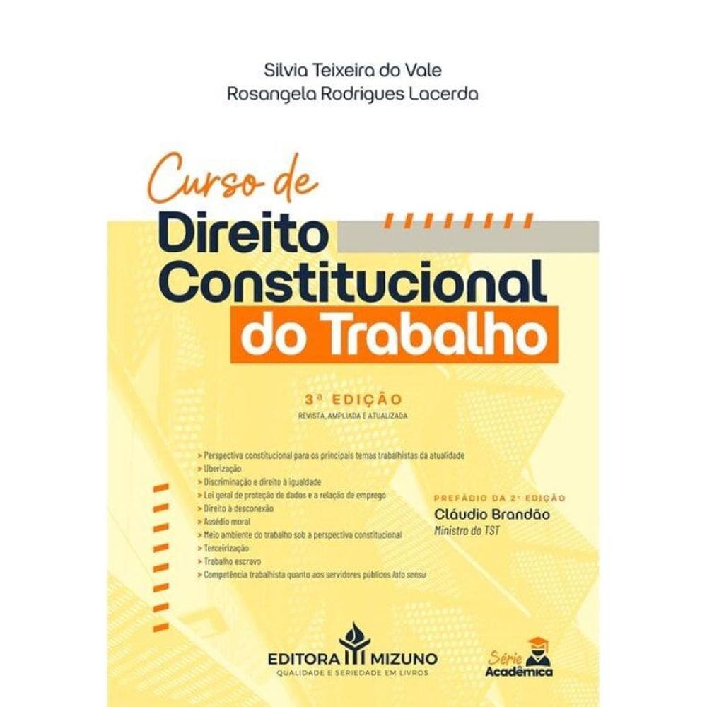 Curso De Direito Constitucional Do Trabalho - 2025