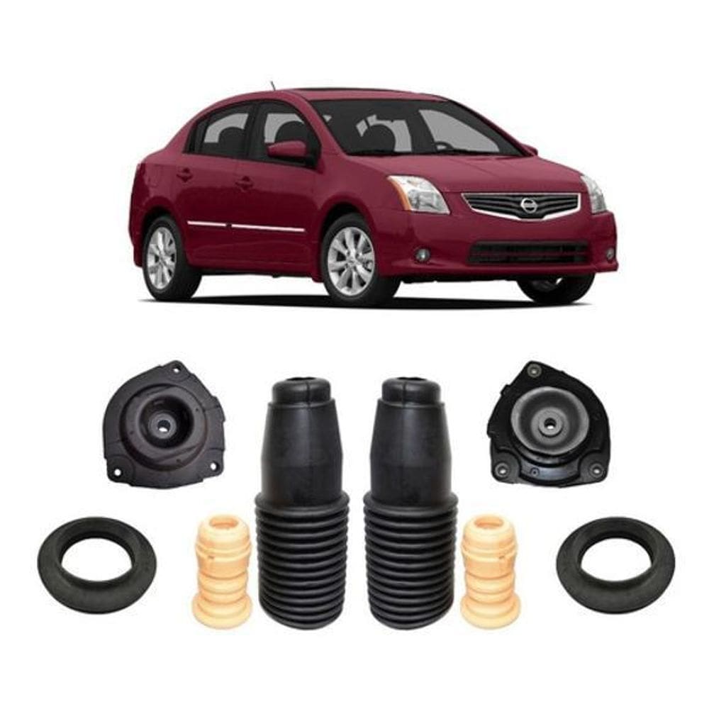 Par Kit Batente Suspensão Dianteira Sentra 2010 2011 2012 13