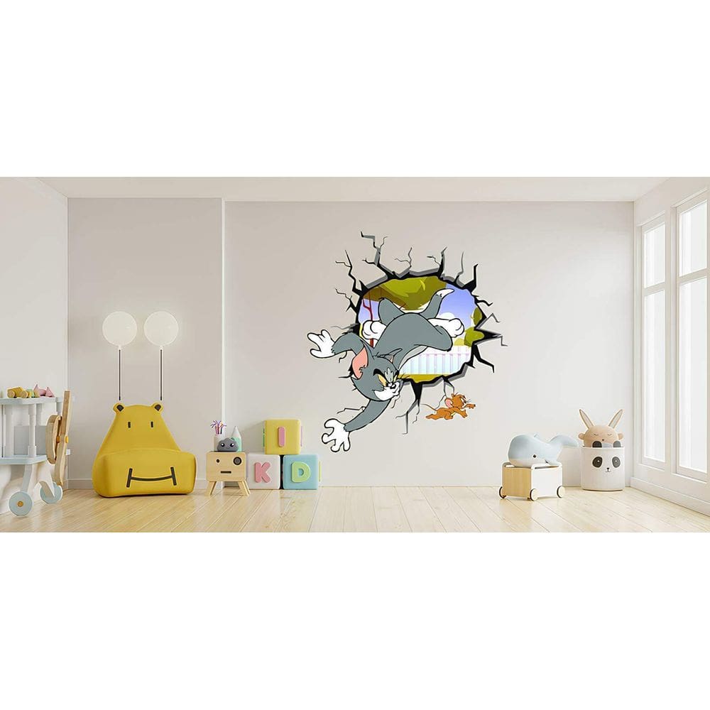 Adesivo De Parede Tom E Jerry