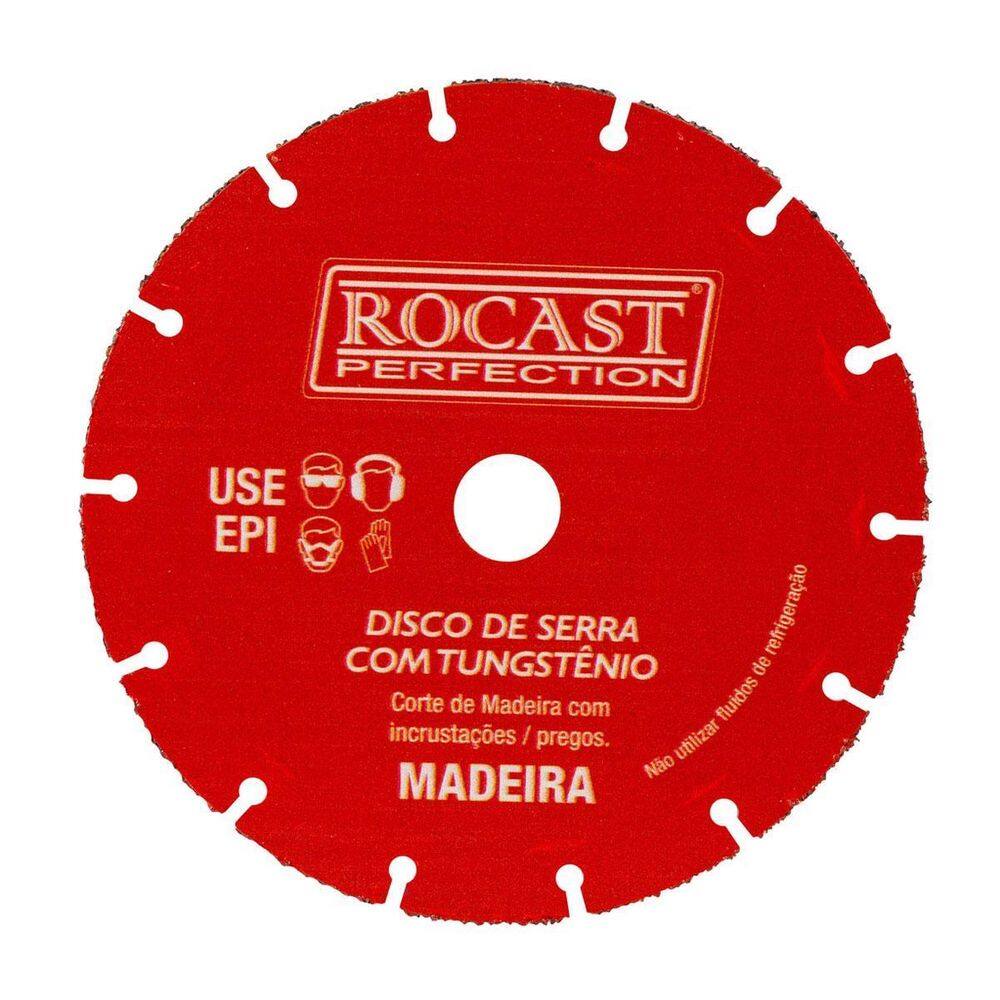 Disco De Serra Com Tungstênio 115X22,23Mm 245,0003 - Rocast