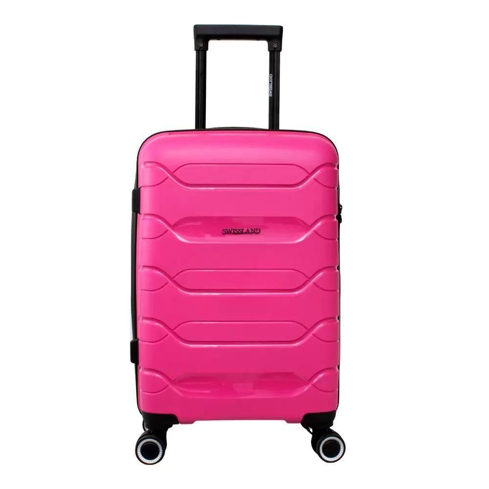 Mala De Viagem Bordo Swissland Tsa Em Polipropileno 4 Rodas
