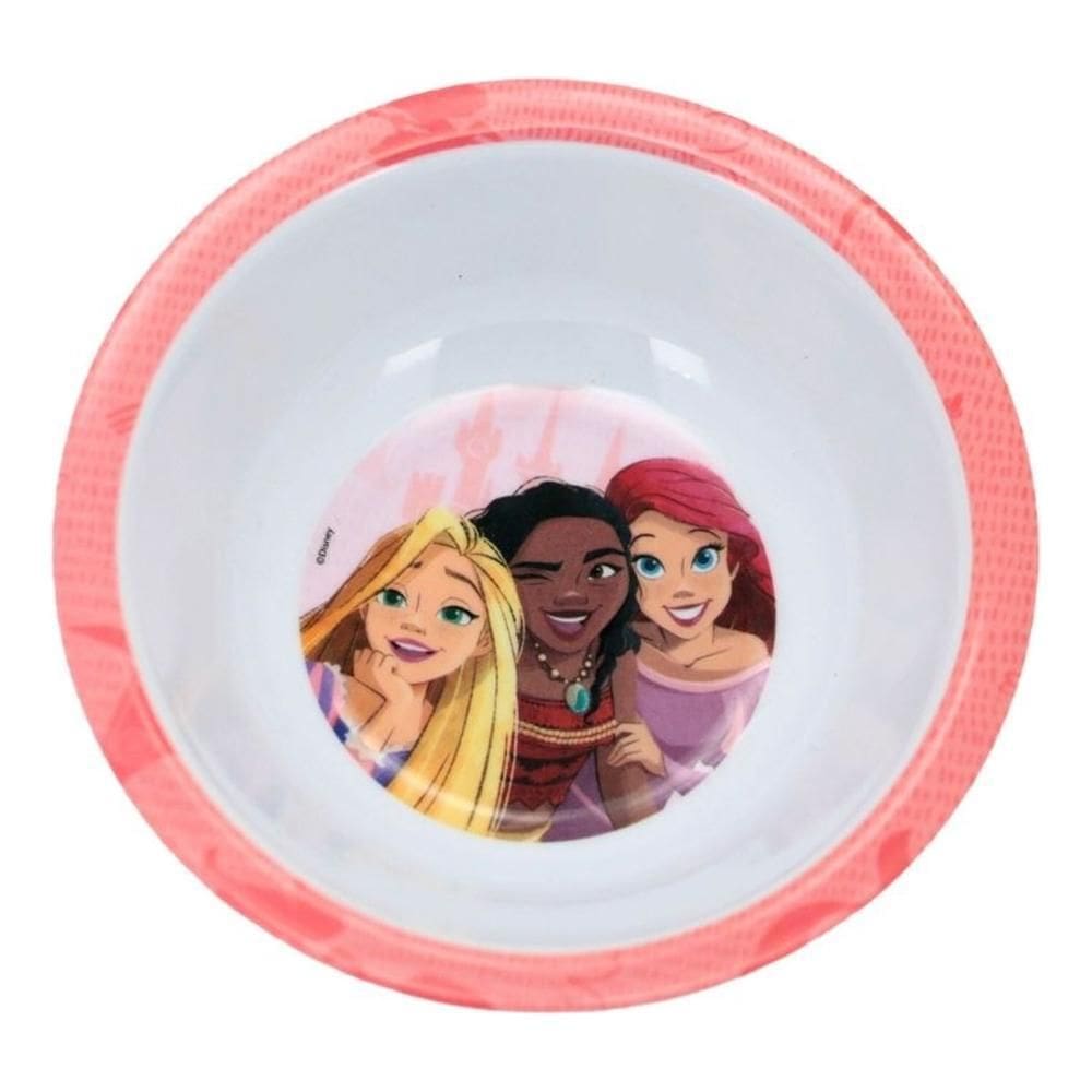 Bowl Infantil Refeição Disney Princesas Melamine 16Cm