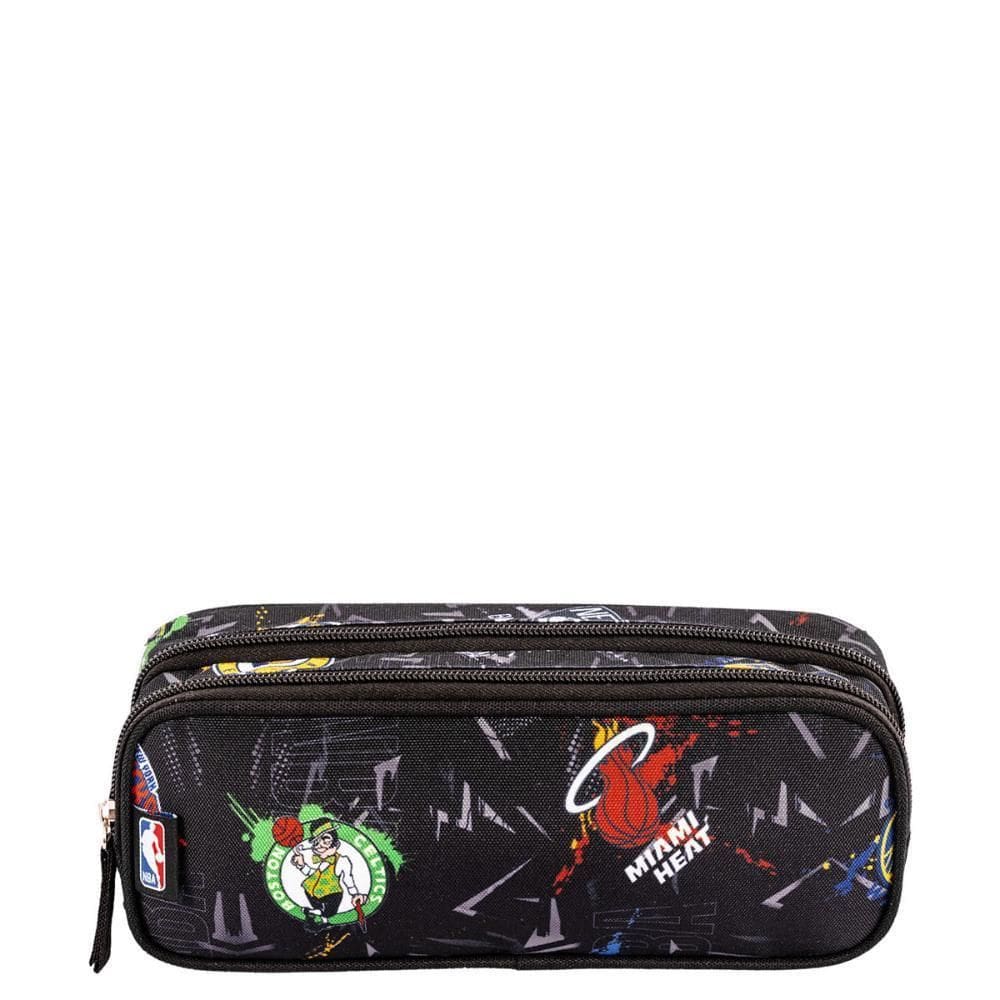 Estojo 2 Compartimentos Nba Begins - Graffiti