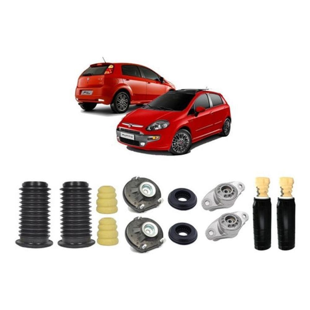 Kit Coxim Rolamento Dianteiro Traseiro Punto 2012 2013 2014