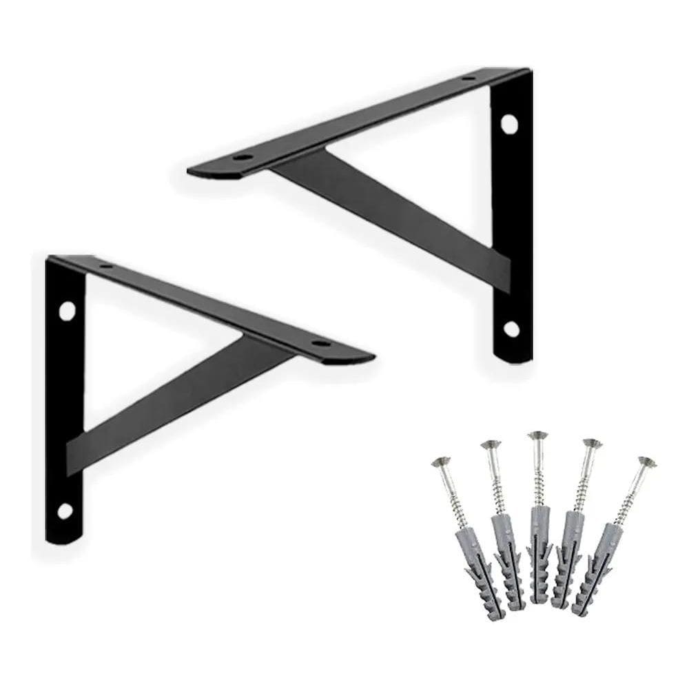 5X 10 X Mão Francesa 30Cm Acompanha Kit De Parafuso E Bucha