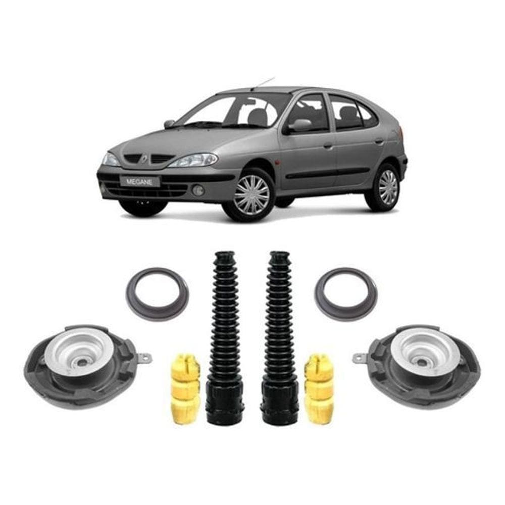 2 Kit Batente Coxim Rolamento Dianteiro Megane 2004 2005 06